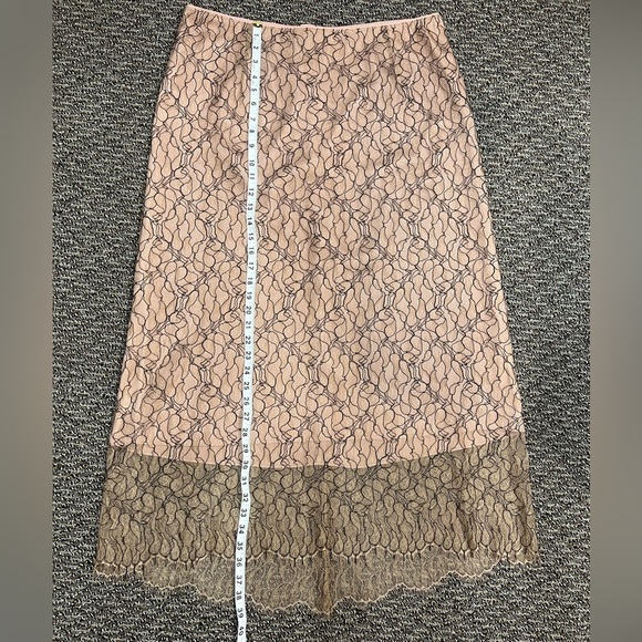 Vince Blush Lace Skirt Size 14 - Picture 5 of 10